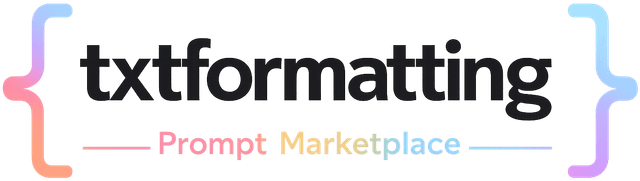 txtformatting Prompt Marketplace