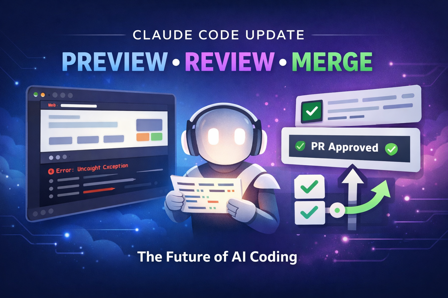Claude Code Preview, Review & Merge: The Complete Developer Guide to AI-Powered Delivery
